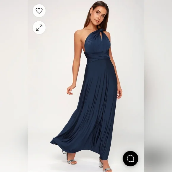 Lulu's Convertable Maxi Dress - Picture 3 of 7